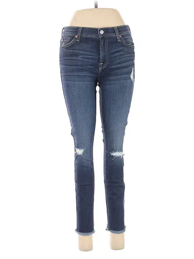 Pre-owned 7 For All Mankind Jeans In Blue