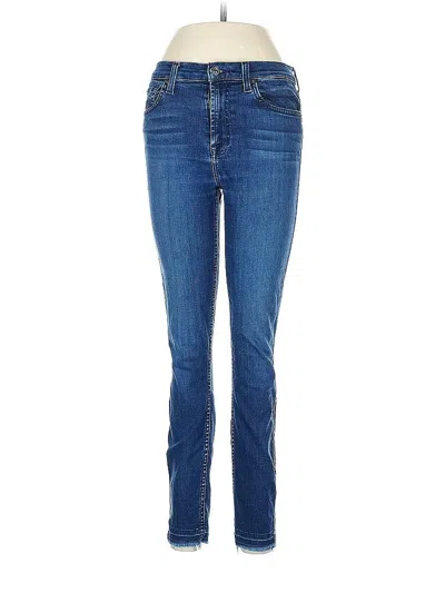 Pre-owned 7 For All Mankind Jeans In Blue