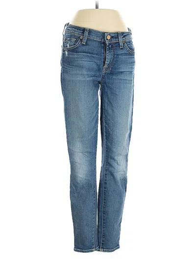 Pre-owned 7 For All Mankind Jeans In Blue