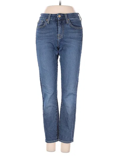 Pre-owned 7 For All Mankind Jeans In Blue