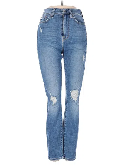 Pre-owned 7 For All Mankind Jeans In Blue