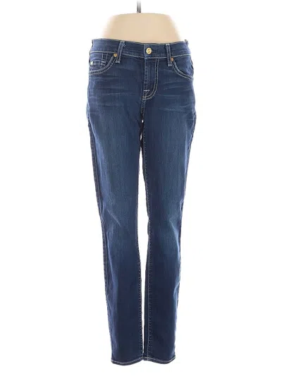 Pre-owned 7 For All Mankind Jeans In Blue