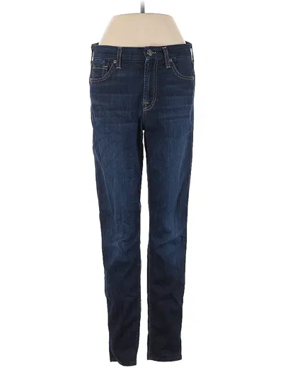 Pre-owned 7 For All Mankind Jeans In Blue