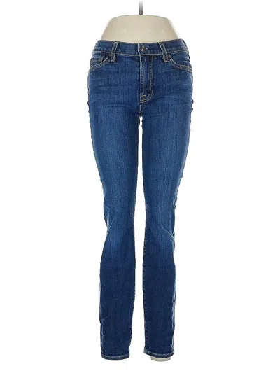 Pre-owned 7 For All Mankind Jeans In Blue