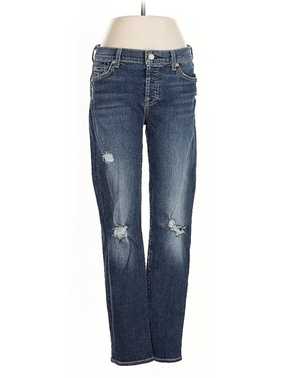 Pre-owned 7 For All Mankind Jeans In Blue