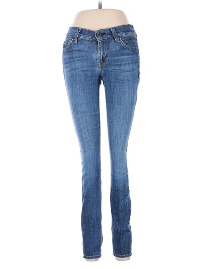 Pre-owned 7 For All Mankind Jeans In Blue