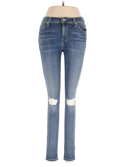 Pre-owned 7 For All Mankind Jeans In Blue