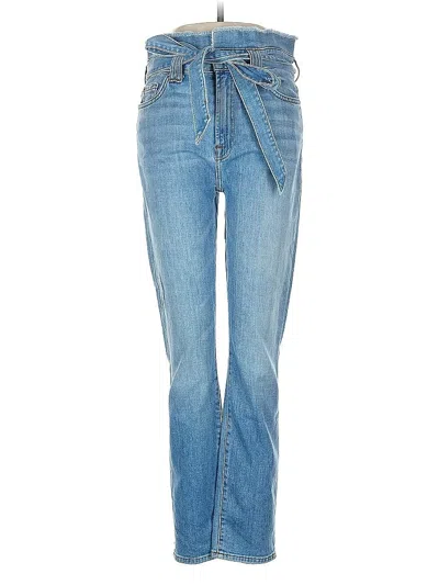 Pre-owned 7 For All Mankind Jeans In Blue