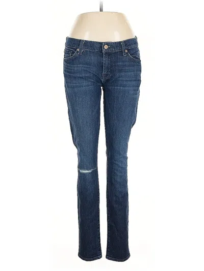 Pre-owned 7 For All Mankind Jeans In Blue