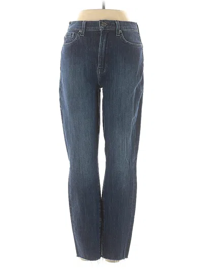 Pre-owned 7 For All Mankind Jeans In Blue