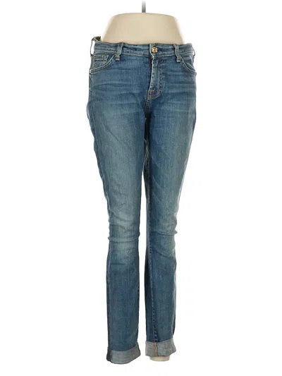Pre-owned 7 For All Mankind Jeans In Blue
