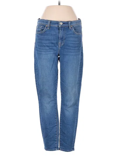 Pre-owned 7 For All Mankind Jeans In Blue