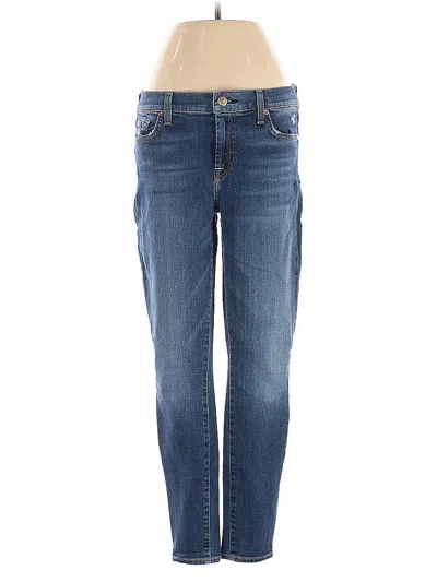 Pre-owned 7 For All Mankind Jeans In Blue