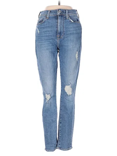 Pre-owned 7 For All Mankind Jeans In Blue