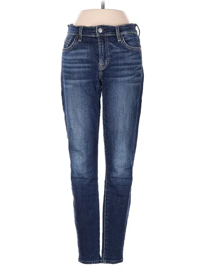 Pre-owned 7 For All Mankind Jeans In Blue