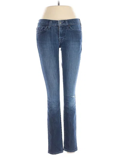 Pre-owned 7 For All Mankind Jeans In Blue