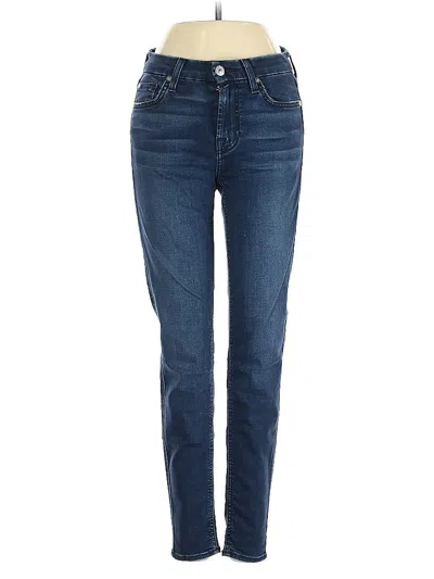 Pre-owned 7 For All Mankind Jeans In Blue