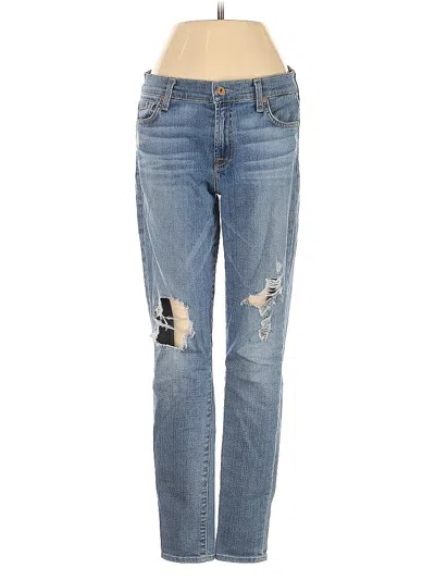 Pre-owned 7 For All Mankind Jeans In Blue