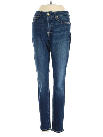 Pre-owned 7 For All Mankind Jeans In Blue