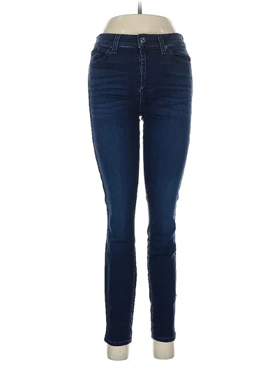 Pre-owned 7 For All Mankind Jeans In Blue