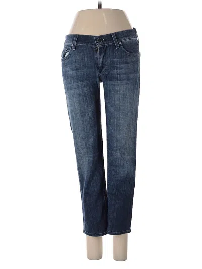 Pre-owned 7 For All Mankind Jeans In Blue