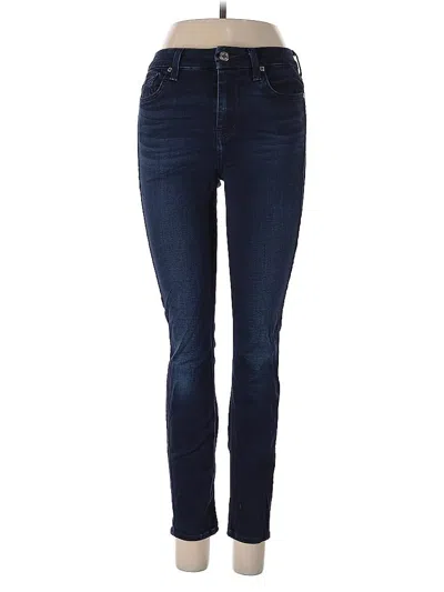 Pre-owned 7 For All Mankind Jeans In Blue