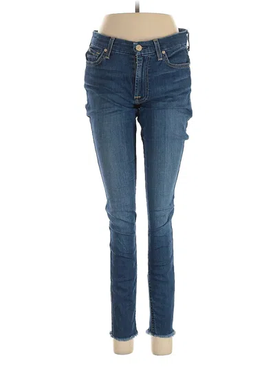 Pre-owned 7 For All Mankind Jeans In Blue