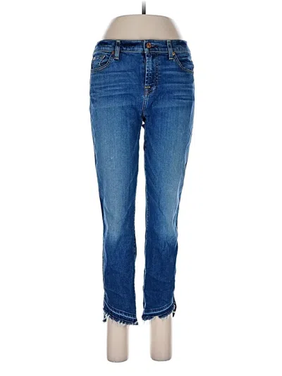 Pre-owned 7 For All Mankind Jeans In Blue