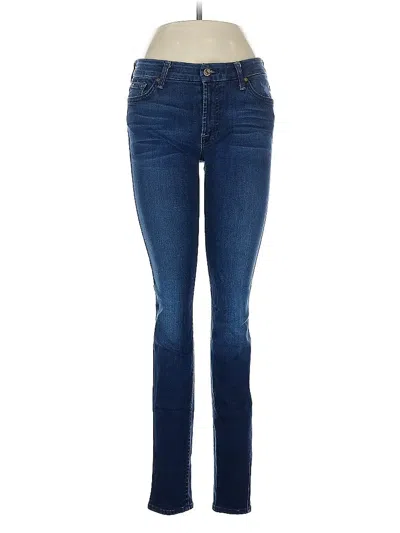 Pre-owned 7 For All Mankind Jeans In Blue