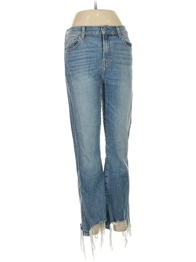 Pre-owned 7 For All Mankind Jeans In Blue