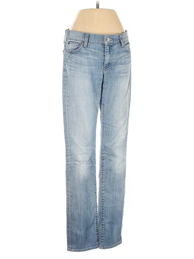 Pre-owned 7 For All Mankind Jeans In Blue