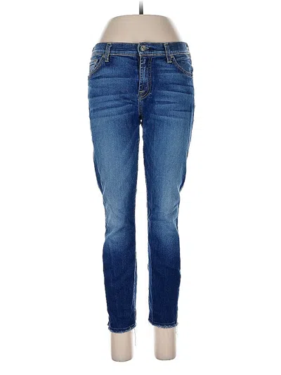 Pre-owned 7 For All Mankind Jeans In Blue