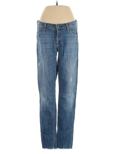 Pre-owned 7 For All Mankind Jeans In Blue