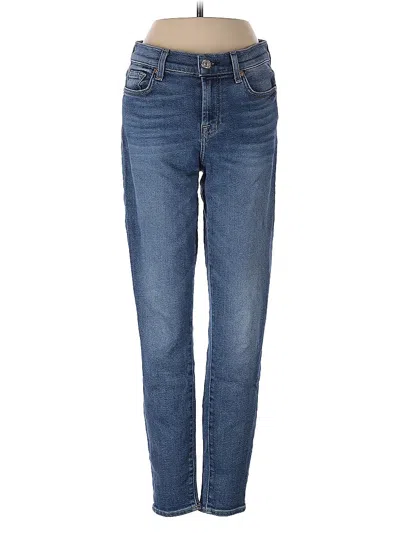 Pre-owned 7 For All Mankind Jeans In Blue