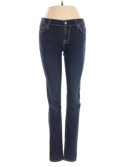 Pre-owned 7 For All Mankind Jeans In Blue