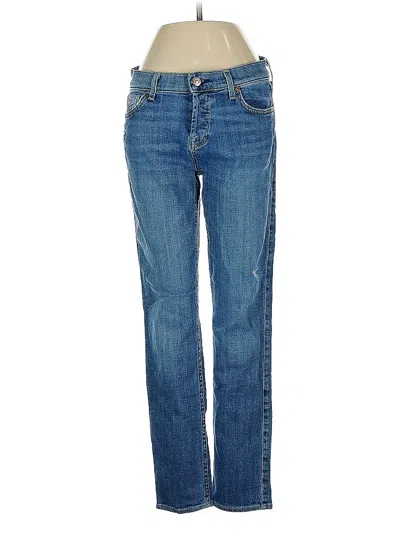 Pre-owned 7 For All Mankind Jeans In Blue