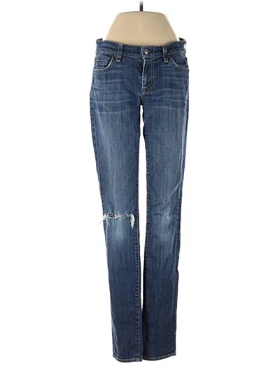 Pre-owned 7 For All Mankind Jeans In Blue