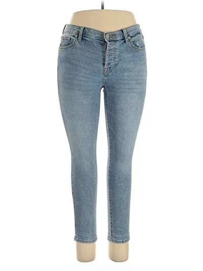 Pre-owned 7 For All Mankind Jeans In Blue