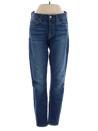Pre-owned 7 For All Mankind Jeans In Blue