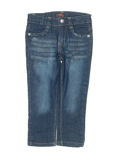 Pre-owned 7 For All Mankind Kids' Jeans In Blue