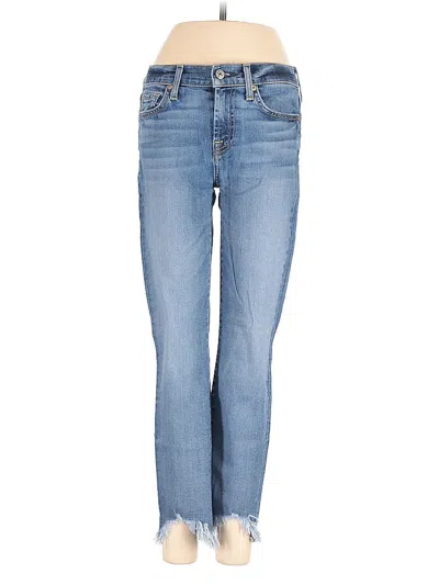 Pre-owned 7 For All Mankind Jeans In Blue
