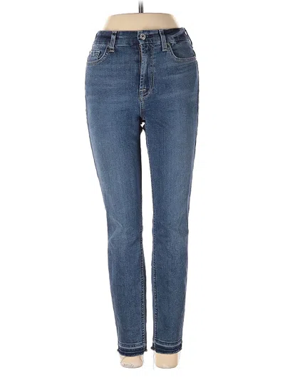 Pre-owned 7 For All Mankind Jeans In Blue