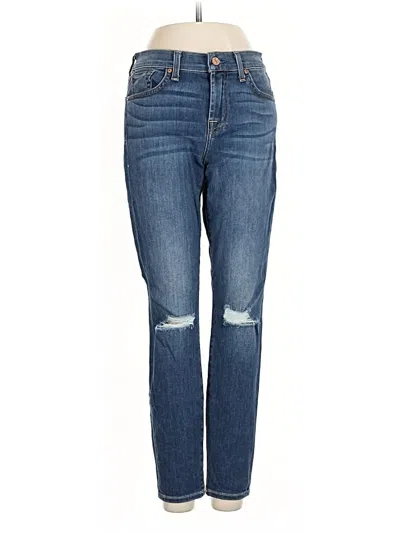 Pre-owned 7 For All Mankind Jeans In Blue