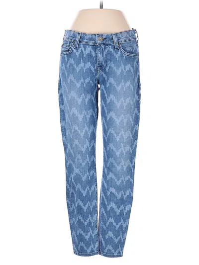 Pre-owned 7 For All Mankind Jeans In Blue