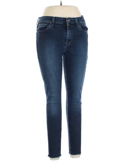 Pre-owned 7 For All Mankind Jeans In Blue