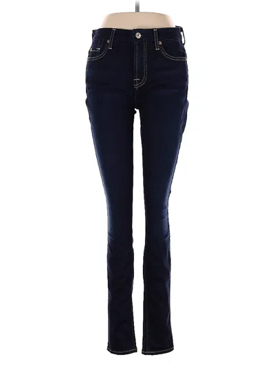 Pre-owned 7 For All Mankind Jeans In Blue