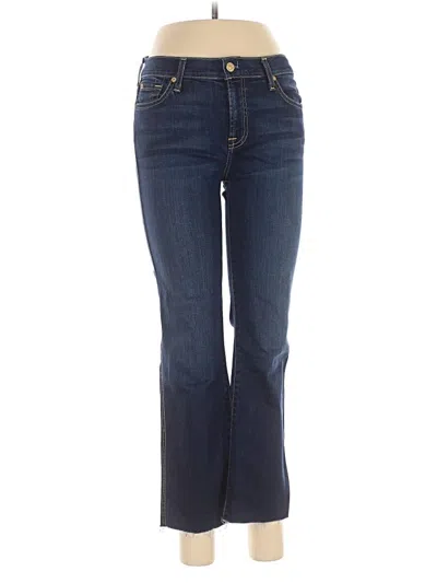 Pre-owned 7 For All Mankind Jeans In Blue