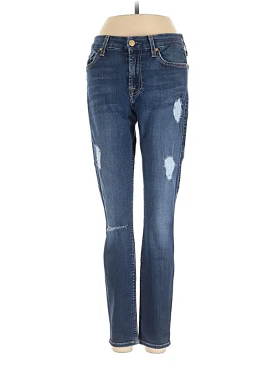 Pre-owned 7 For All Mankind Jeans In Blue