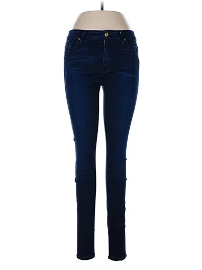 Pre-owned 7 For All Mankind Jeans In Blue