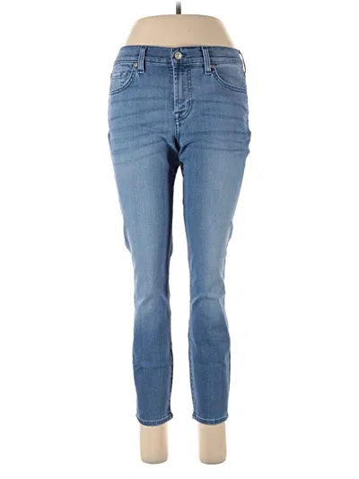 Pre-owned 7 For All Mankind Jeans In Blue